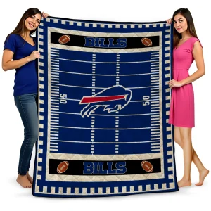 buffalo bills mickey player blue quilt blanket best selling