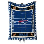 buffalo bills mickey player blue quilt blanket best selling