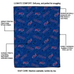 buffalo bills solid classic blue quilt blanket best selling