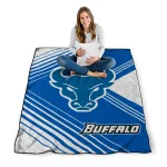 buffalo bulls arrow layers royal blue quilt blanket best selling
