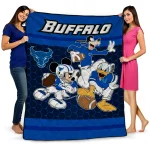 buffalo bulls disney football royal blue quilt blanket best selling