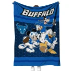 buffalo bulls disney football royal blue quilt blanket best selling
