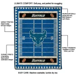 buffalo bulls mickey player royal blue quilt blanket best selling