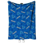 buffalo bulls solid classic royal blue quilt blanket best selling