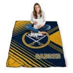 buffalo sabres arrow layers navy blue quilt blanket best selling