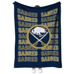 buffalo sabres bold red navy blue quilt blanket best selling