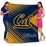 california golden bears arrow layers blue quilt blanket best selling