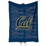 california golden bears bold red blue quilt blanket best selling