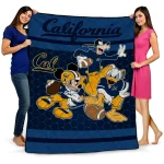 california golden bears disney football blue quilt blanket best selling
