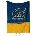 california golden bears dot illusion blue quilt blanket best selling
