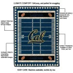 california golden bears mickey player blue quilt blanket best selling