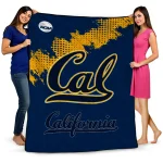 california golden bears paint trail blue quilt blanket best selling