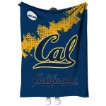 california golden bears paint trail blue quilt blanket best selling