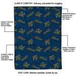 california golden bears solid classic blue quilt blanket best selling