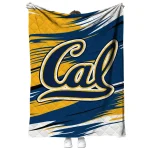 california golden bears wild lines blue white quilt blanket best selling