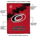 carolina hurricanes nhl shield red quilt blanket best selling