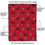 carolina hurricanes solid classic red quilt blanket best selling