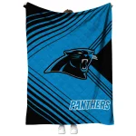 carolina panthers arrow layers blue quilt blanket best selling