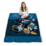 carolina panthers disney football blue quilt blanket best selling