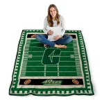 charlotte 49ers mickey player green quilt blanket best selling