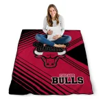 chicago bulls arrow layers red quilt blanket best selling