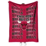 chicago bulls bold red quilt blanket best selling