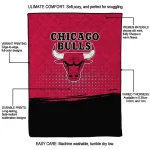 chicago bulls dot illusion red quilt blanket best selling