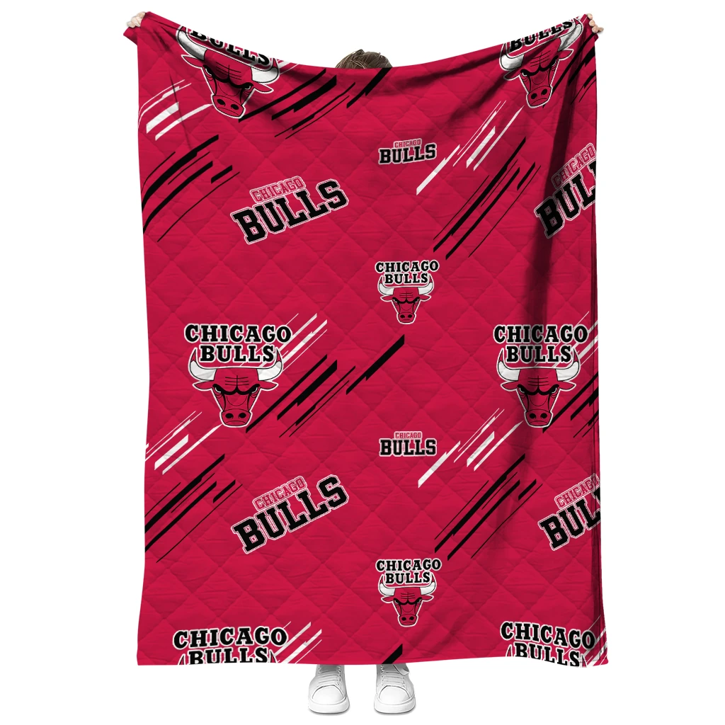 chicago bulls sketch lines red quilt blanket fashion forward chicago bulls sketch lines red quilt blanket fashion forward