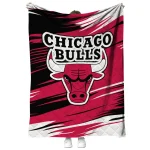 chicago bulls wild lines red white quilt blanket best selling