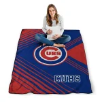 chicago cubs arrow layers blue quilt blanket best selling