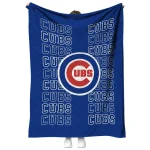 chicago cubs bold red blue quilt blanket best selling