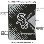 chicago white sox arrow layers black quilt blanket best selling