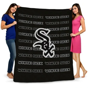 chicago white sox bold red black quilt blanket best selling