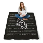 chicago white sox bold red black quilt blanket best selling