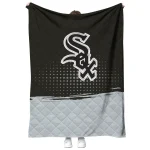 chicago white sox dot illusion black quilt blanket best selling