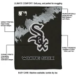 chicago white sox league patch black quilt blanket best selling