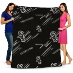 Chicago White Sox Sketch Lines Black Quilt Blanket 1 chicago white sox sketch lines black quilt blanket best selling