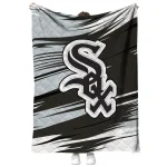 chicago white sox wild lines black white quilt blanket best selling