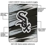 chicago white sox wild lines black white quilt blanket best selling