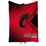 cincinnati bearcats arrow layers red quilt blanket best selling