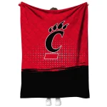 cincinnati bearcats dot illusion red quilt blanket best selling