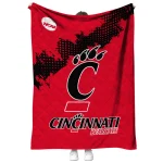 cincinnati bearcats paint trail red quilt blanket best selling
