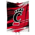 cincinnati bearcats wild lines red white quilt blanket best selling