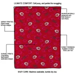 cincinnati reds solid classic red quilt blanket best selling