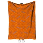 clemson tigers solid classic orange quilt blanket best selling