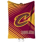 cleveland cavaliers arrow layers wine quilt blanket best selling