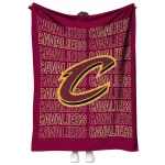 cleveland cavaliers bold red wine quilt blanket best selling
