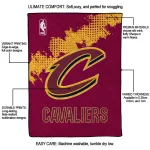 cleveland cavaliers nba grunge wine quilt blanket best selling