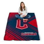 cleveland guardians arrow layers navy blue quilt blanket best selling