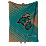 coastal carolina chanticleers arrow layers green quilt blanket best selling